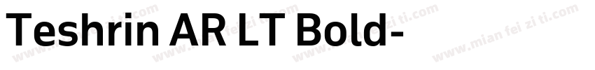 Teshrin AR LT Bold字体转换